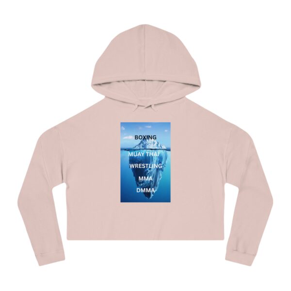 Boxing & MMA Women’s Cropped Hooded Sweatshirt, Sporty Fashion, Workout Gear, Gift for Fighters, Boxing Lover Apparel - Image 7