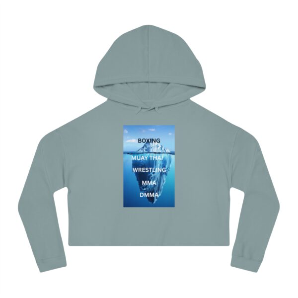 Boxing & MMA Women’s Cropped Hooded Sweatshirt, Sporty Fashion, Workout Gear, Gift for Fighters, Boxing Lover Apparel - Image 13