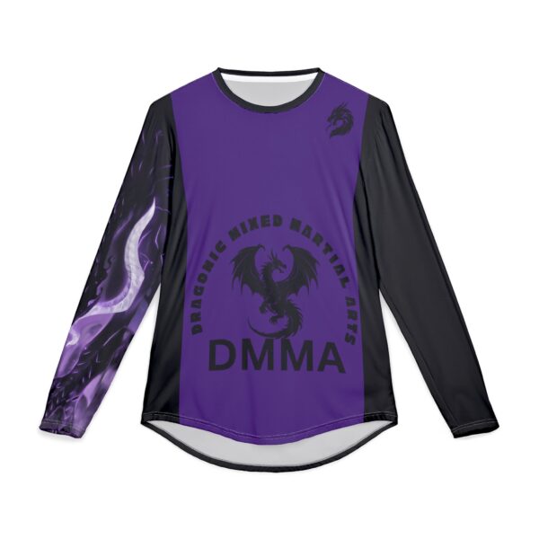 Dragon-Themed UV Protection Long Sleeve Shirt for Martial Arts Enthusiasts, Outdoor Apparel, Sun Safety Gear, Gifts for Him, Gym Wear, [...] - Image 2