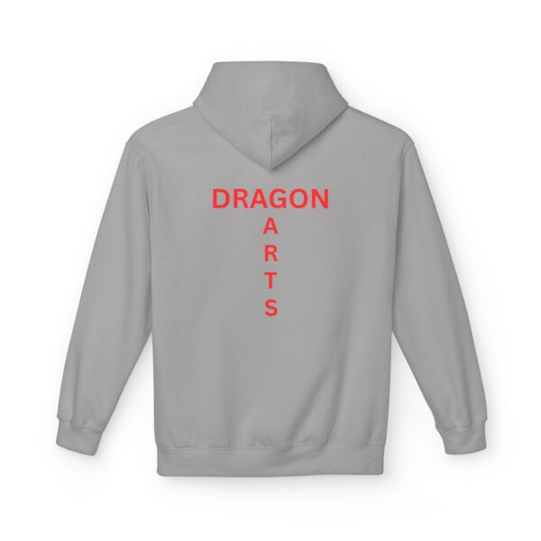 Unisex Artsy Dragon Hoodie - Cozy Fleece Sweatshirt for Artists, Gift for Creatives, Casual Wear, Unique Art Fashion - Image 6