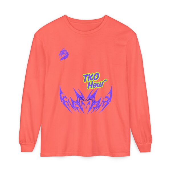 Unisex Garment-dyed Long Sleeve T-Shirt - Image 5