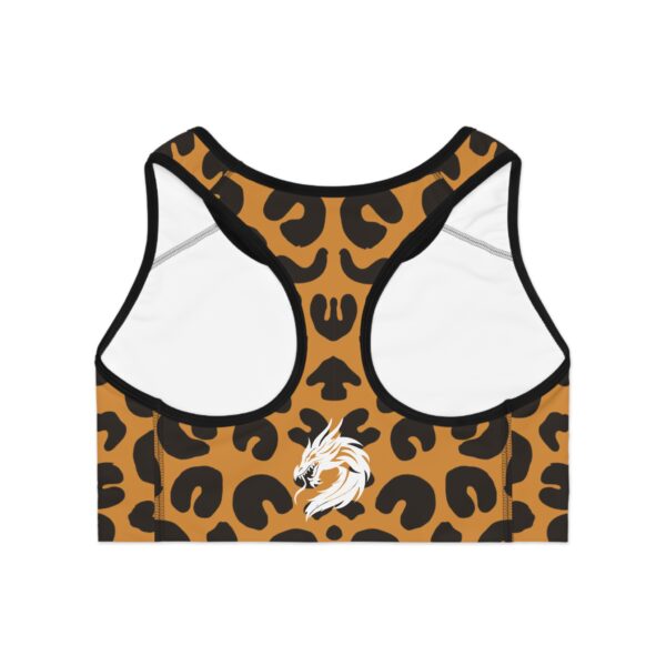 Wildlife Print Sports Bra for Active Women, Stylish Workout Gear, Fitness Apparel, Yoga Top, Animal Print Lingerie - Image 3