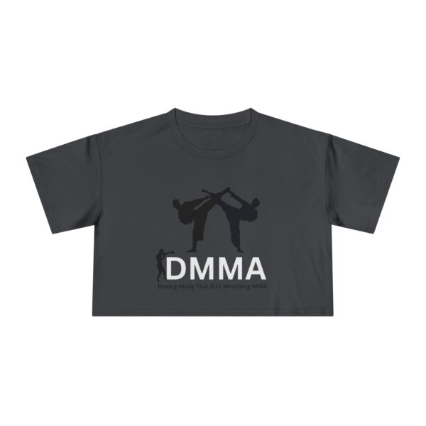 Dynamic MMA Women's Crop Tee | Athletic Fashion, Workout Top, Gift for Fighters, Sporty Style, Trendy Activewear - Image 25