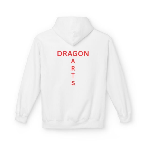 Unisex Artsy Dragon Hoodie - Cozy Fleece Sweatshirt for Artists, Gift for Creatives, Casual Wear, Unique Art Fashion - Image 3