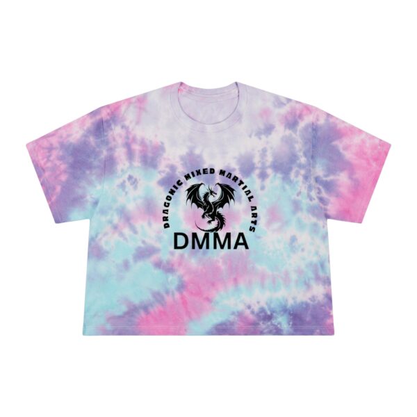 Women's Tie-Dye Crop Tee, Stylish Summer Top, Casual Wear, Gift for Her, Beach Vibes, Festival Fashion - Image 4