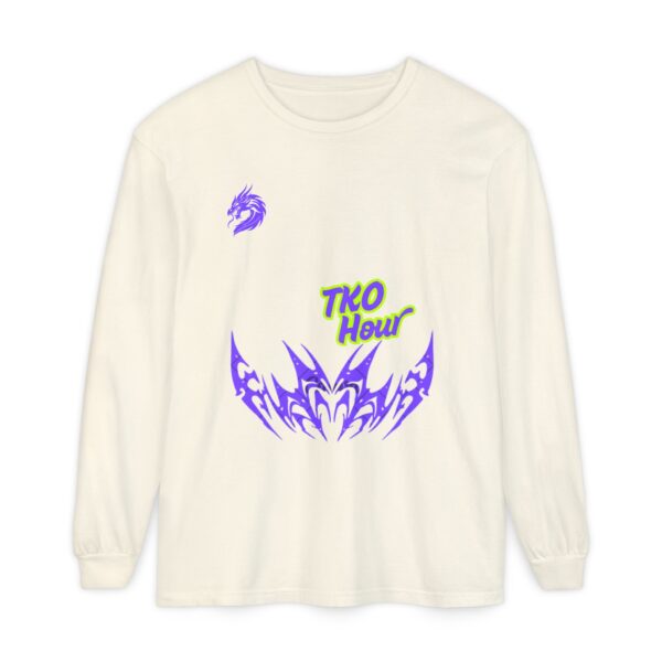 Unisex Garment-dyed Long Sleeve T-Shirt - Image 13