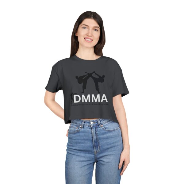 Dynamic MMA Women's Crop Tee | Athletic Fashion, Workout Top, Gift for Fighters, Sporty Style, Trendy Activewear - Image 27