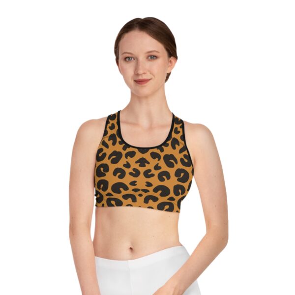 Wildlife Print Sports Bra for Active Women, Stylish Workout Gear, Fitness Apparel, Yoga Top, Animal Print Lingerie