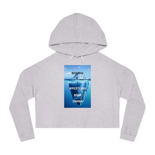 Boxing & MMA Women’s Cropped Hooded Sweatshirt, Sporty Fashion, Workout Gear, Gift for Fighters, Boxing Lover Apparel - Image 19