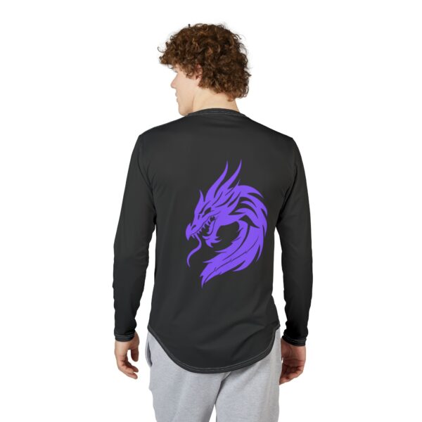 Dragon-Themed UV Protection Long Sleeve Shirt for Martial Arts Enthusiasts, Outdoor Apparel, Sun Safety Gear, Gifts for Him, Gym Wear, [...] - Image 4