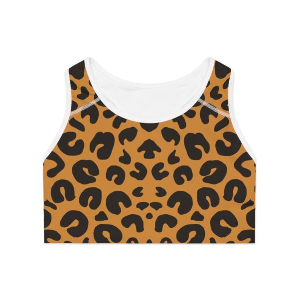 Wildlife Print Sports Bra for Active Women, Stylish Workout Gear, Fitness Apparel, Yoga Top, Animal Print Lingerie - Image 5