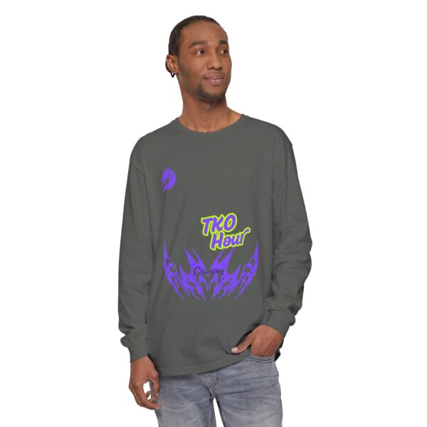 Unisex Garment-dyed Long Sleeve T-Shirt - Image 31