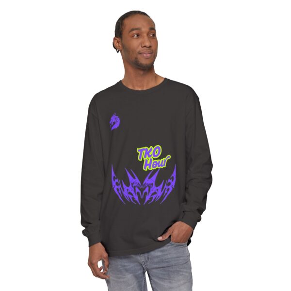 Unisex Garment-dyed Long Sleeve T-Shirt - Image 55