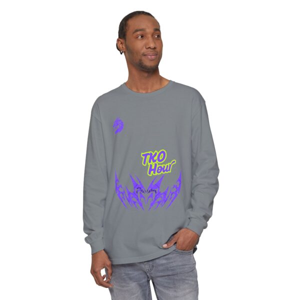 Unisex Garment-dyed Long Sleeve T-Shirt - Image 51