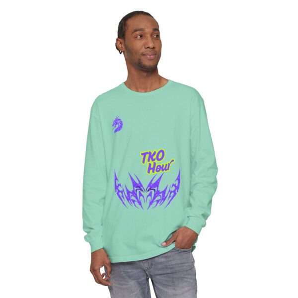 Unisex Garment-dyed Long Sleeve T-Shirt - Image 43