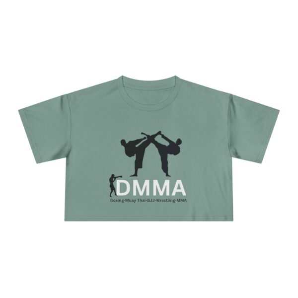 Dynamic MMA Women's Crop Tee | Athletic Fashion, Workout Top, Gift for Fighters, Sporty Style, Trendy Activewear - Image 22