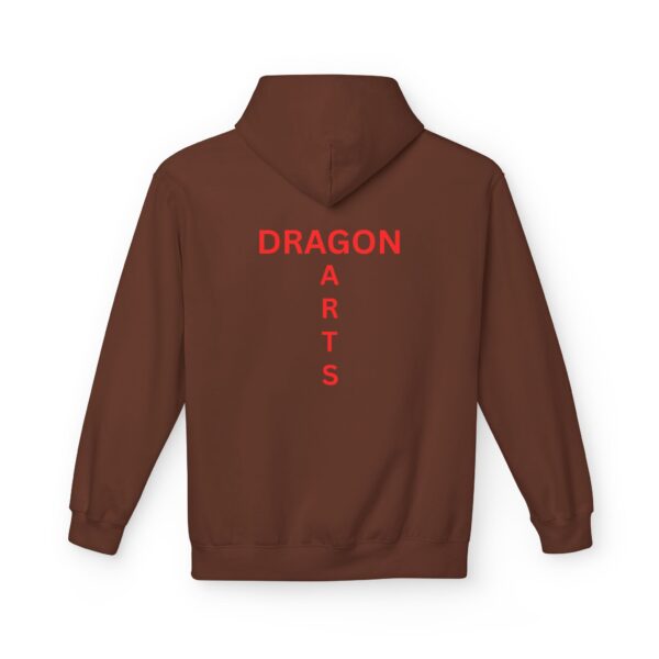 Unisex Artsy Dragon Hoodie - Cozy Fleece Sweatshirt for Artists, Gift for Creatives, Casual Wear, Unique Art Fashion - Image 10