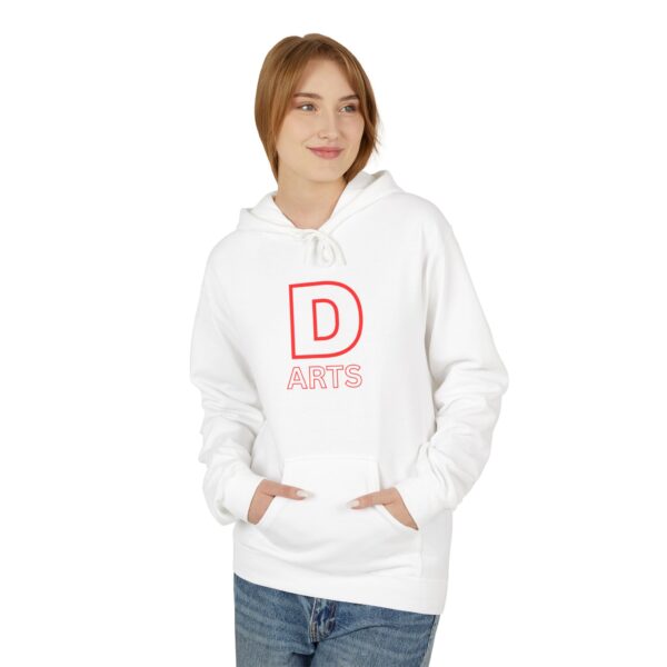 Unisex Artsy Dragon Hoodie - Cozy Fleece Sweatshirt for Artists, Gift for Creatives, Casual Wear, Unique Art Fashion
