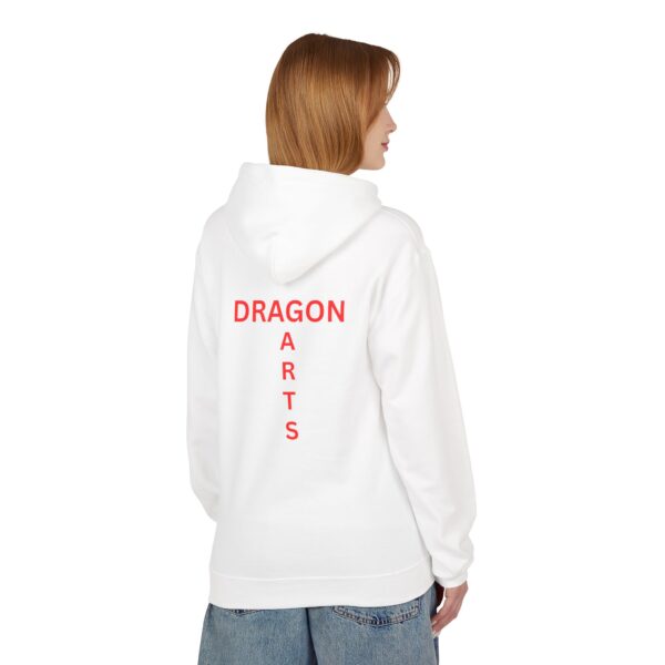Unisex Artsy Dragon Hoodie - Cozy Fleece Sweatshirt for Artists, Gift for Creatives, Casual Wear, Unique Art Fashion - Image 4