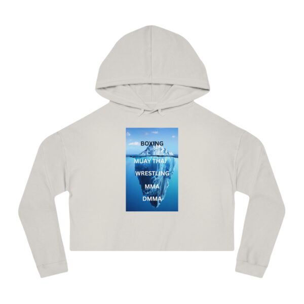 Boxing & MMA Women’s Cropped Hooded Sweatshirt, Sporty Fashion, Workout Gear, Gift for Fighters, Boxing Lover Apparel - Image 10