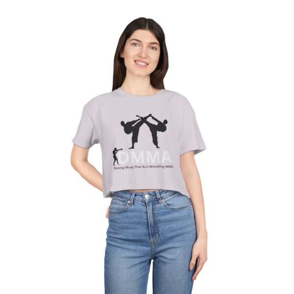 Dynamic MMA Women's Crop Tee | Athletic Fashion, Workout Top, Gift for Fighters, Sporty Style, Trendy Activewear - Image 33