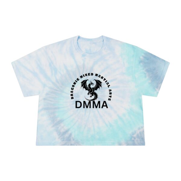 Women's Tie-Dye Crop Tee, Stylish Summer Top, Casual Wear, Gift for Her, Beach Vibes, Festival Fashion - Image 2