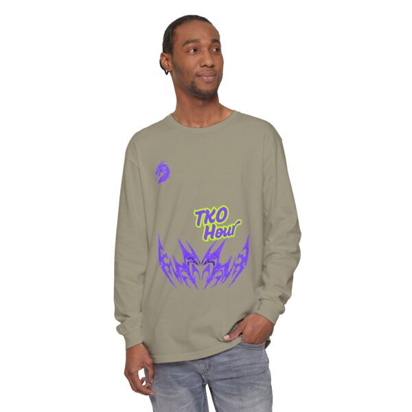 Unisex Garment-dyed Long Sleeve T-Shirt - Image 27