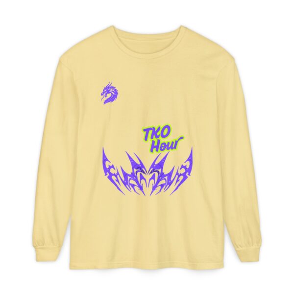 Unisex Garment-dyed Long Sleeve T-Shirt - Image 21