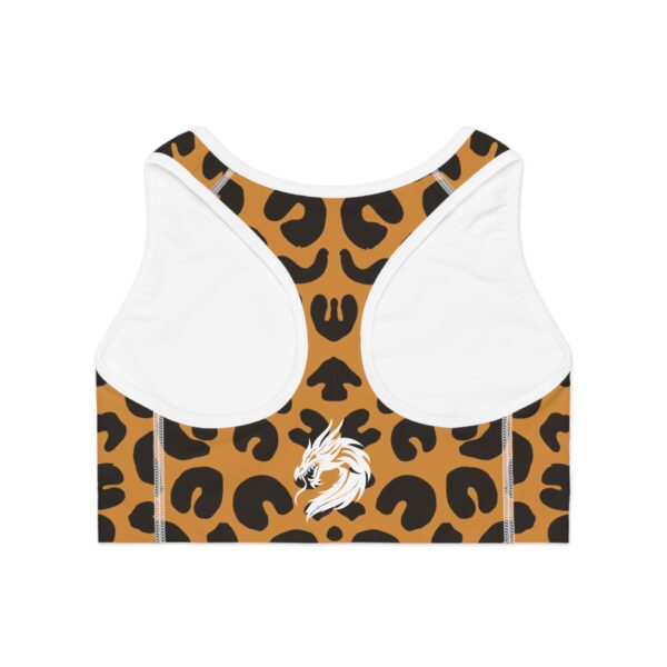 Wildlife Print Sports Bra for Active Women, Stylish Workout Gear, Fitness Apparel, Yoga Top, Animal Print Lingerie - Image 6