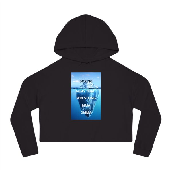 Boxing & MMA Women’s Cropped Hooded Sweatshirt, Sporty Fashion, Workout Gear, Gift for Fighters, Boxing Lover Apparel - Image 22
