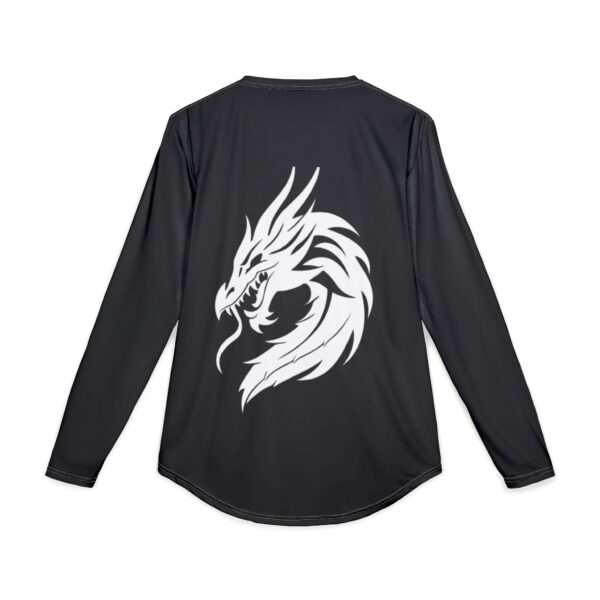 Dragon-Themed UV Protection Long Sleeve Shirt for Martial Arts Enthusiasts, Outdoor Apparel, Sun Safety Gear, Gifts for Him, Gym Wear, [...] - Image 3