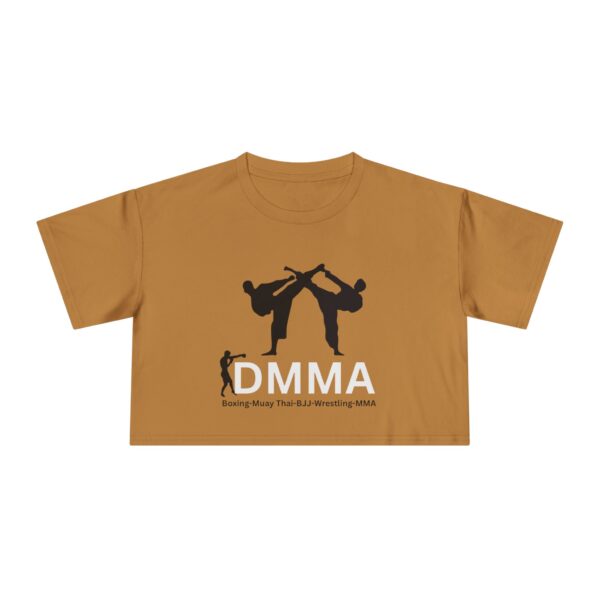 Dynamic MMA Women's Crop Tee | Athletic Fashion, Workout Top, Gift for Fighters, Sporty Style, Trendy Activewear - Image 19