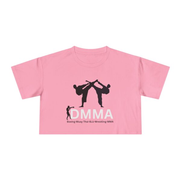 Dynamic MMA Women's Crop Tee | Athletic Fashion, Workout Top, Gift for Fighters, Sporty Style, Trendy Activewear - Image 34