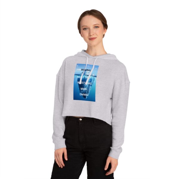 Boxing & MMA Women’s Cropped Hooded Sweatshirt, Sporty Fashion, Workout Gear, Gift for Fighters, Boxing Lover Apparel - Image 21