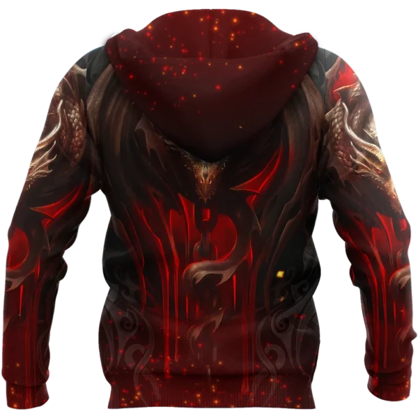 Amazing Dragon Tattoo 3D All Over Printed Men's Hoodie & Sweatshirt Autumn Unisex Zip Hoodies Casual Streetwear KJ821 - Image 5
