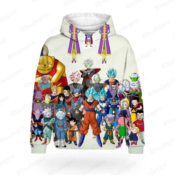 Streetwear Goku Long Sleeve Tee Vegeta Tops Dragon Ball Autumn Gym Hoodie Man Couple Outfit Funny T Shirts 2024 3D Print - Image 4